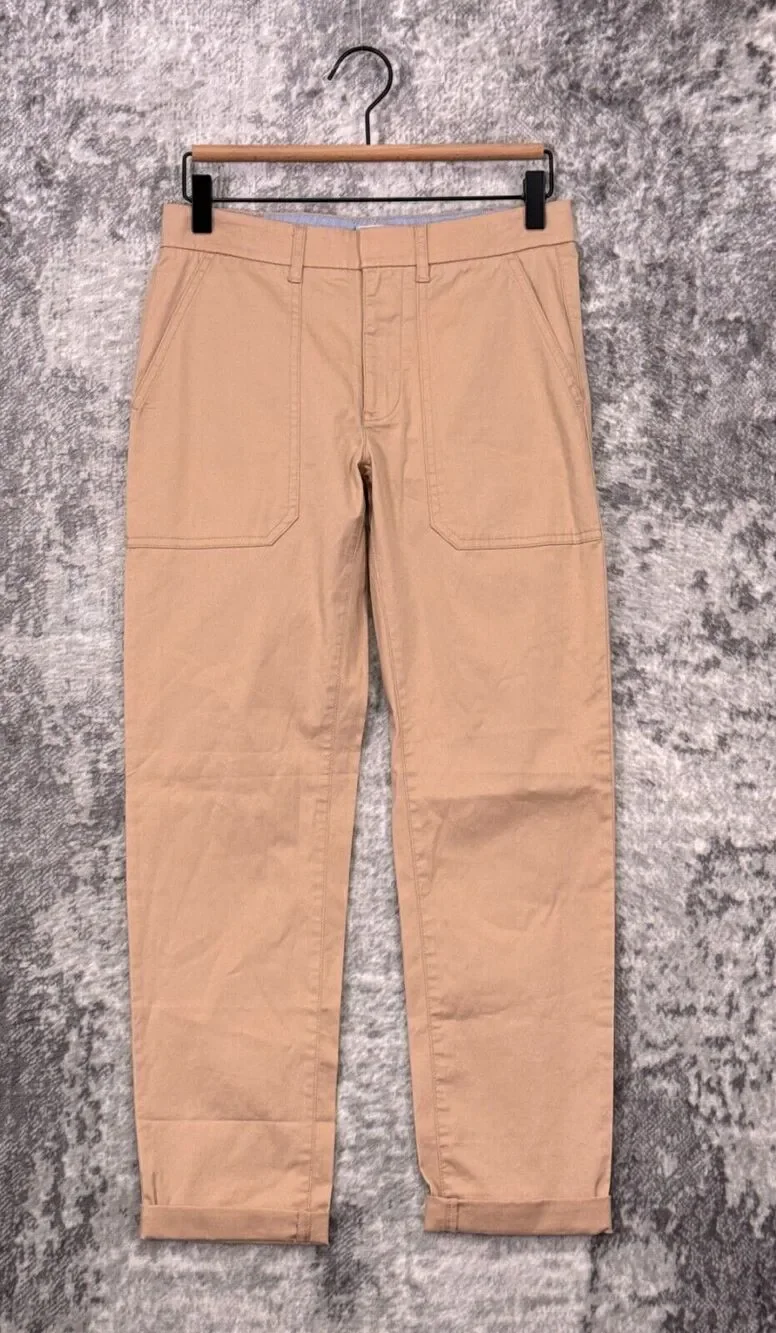 New J Crew Pants 24 Womens Patch Pocket Slim Boyfriend Chino Beige